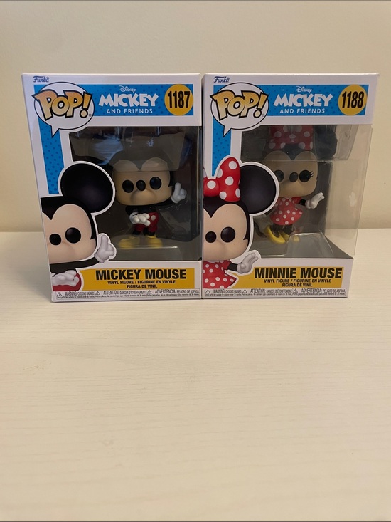 Funko Other - Funko Pop! Mickey Mouse & Minnie Mouse Vinyl Duo - Black, Red, Yellow, White